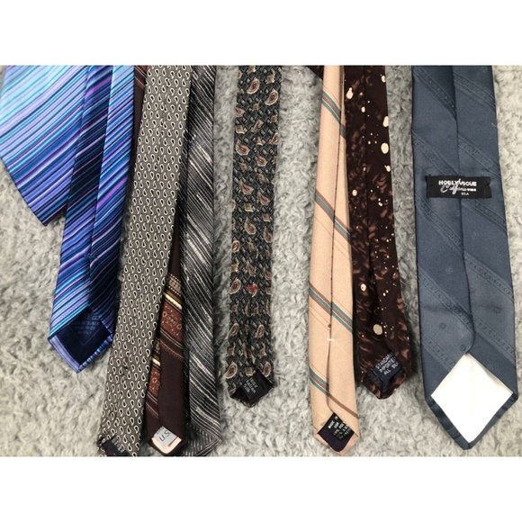 Mix lot of 8 mens necktie made in Italy and USA Please read description - Picture 3 of 10